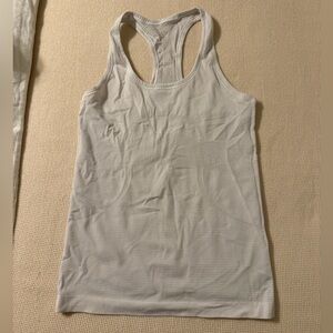 Women's White Lululemon Tank Top, size 6